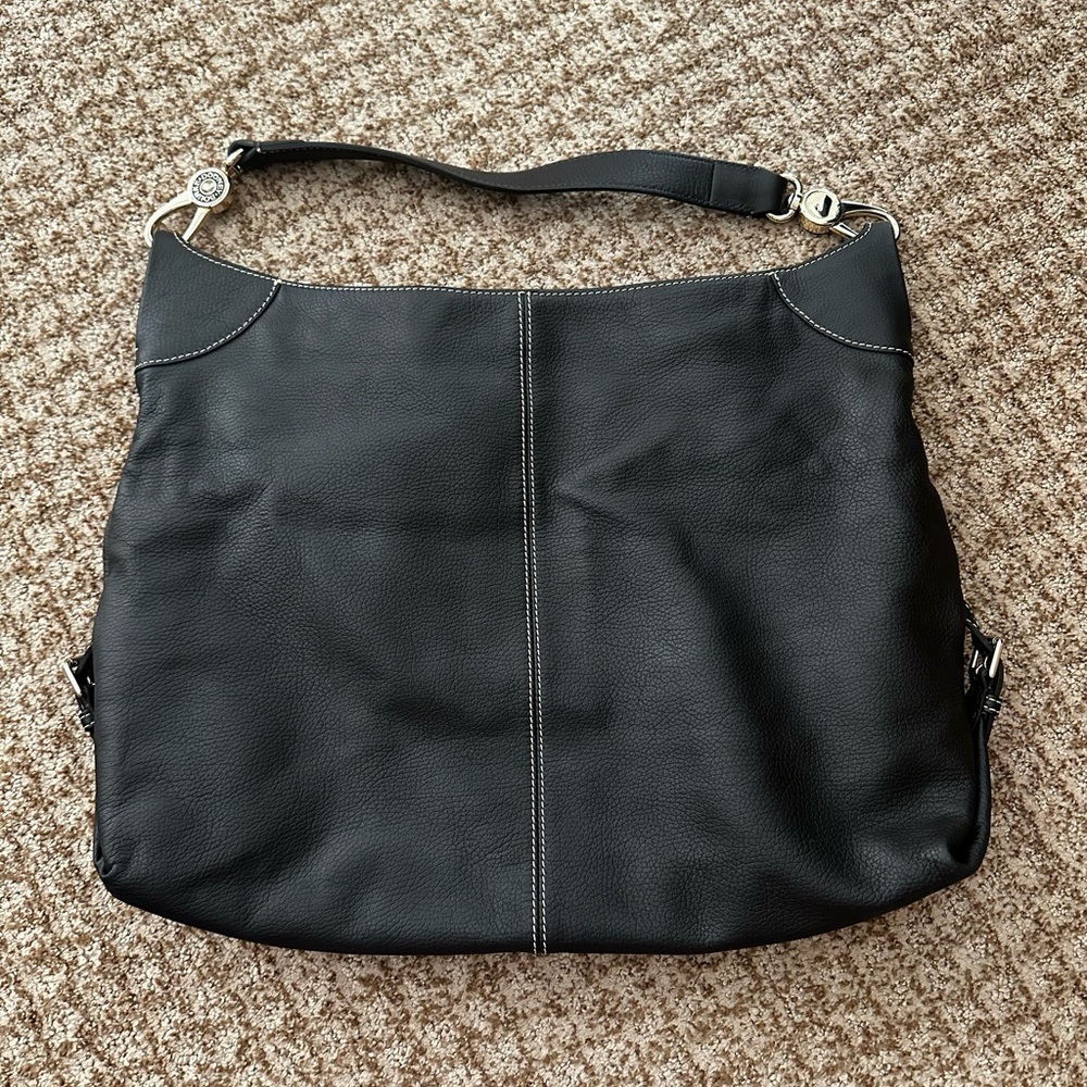 Dooney & Bourke leather shoulder hobo bag tote